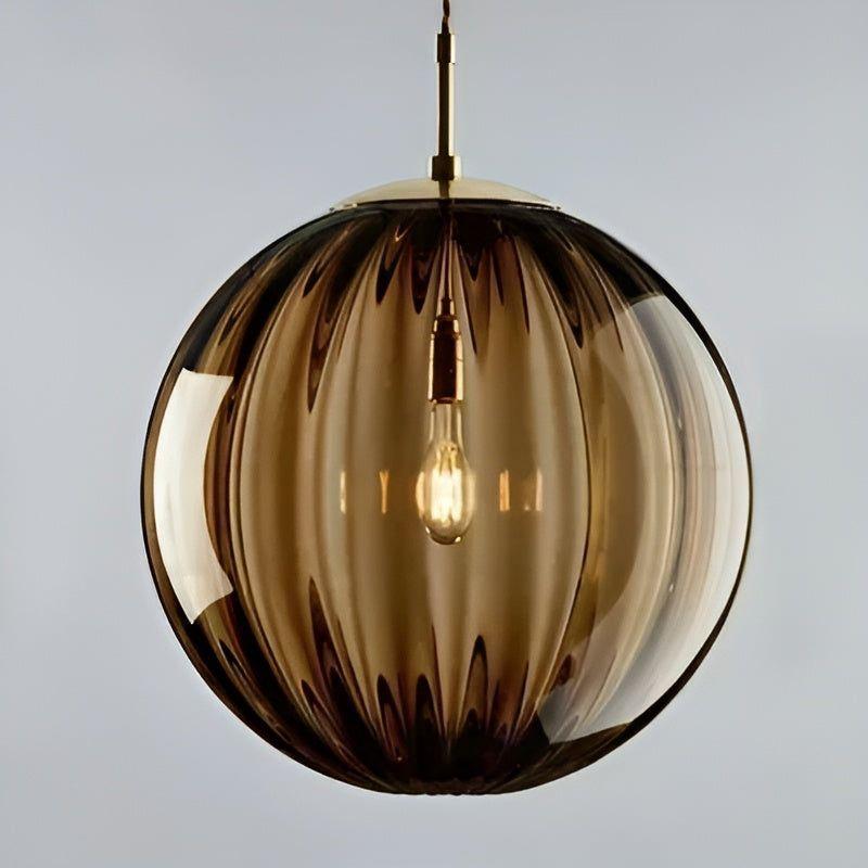 Sleek Glass Globe LED Pendant Lamp