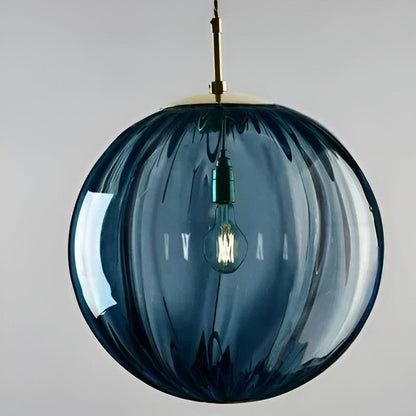 Sleek Glass Globe LED Pendant Lamp