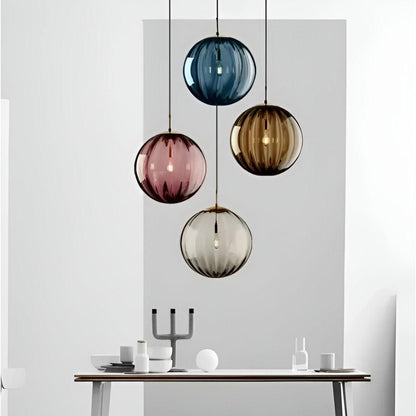 Sleek Glass Globe LED Pendant Lamp - Cofik