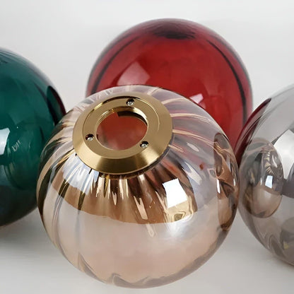Sleek Glass Globe LED Pendant Lamp