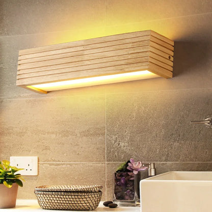 Contemporary Wood LED Light Fixture - Cofik