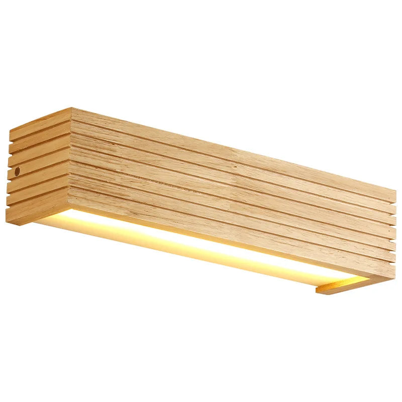 Contemporary Wood LED Light Fixture