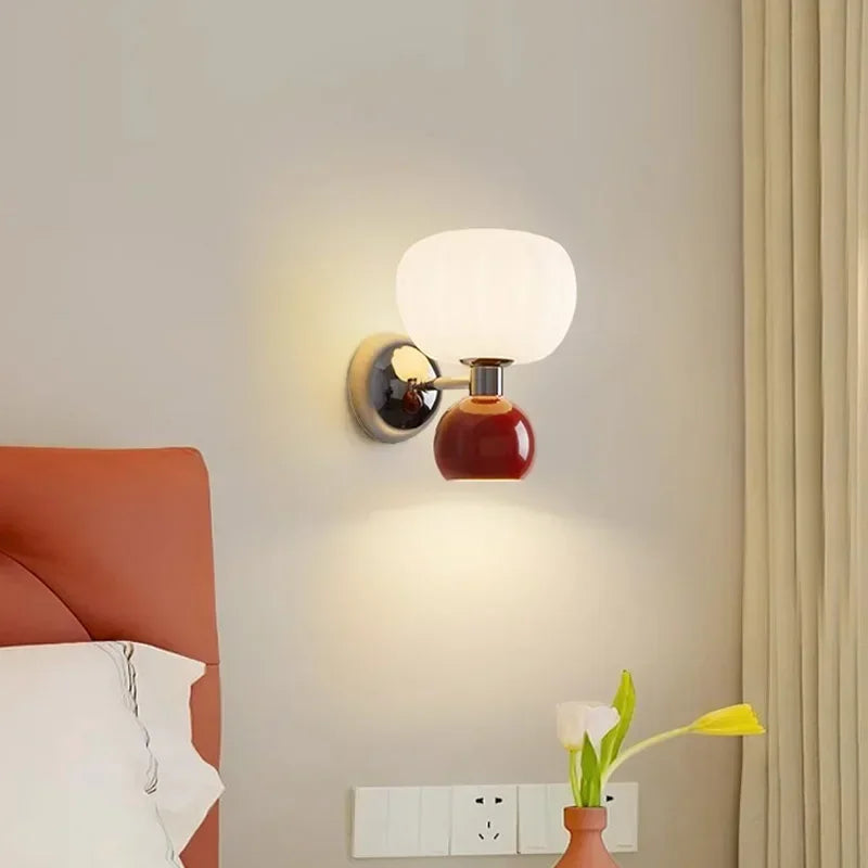 Stylish Glass Wall Lamp for Home
