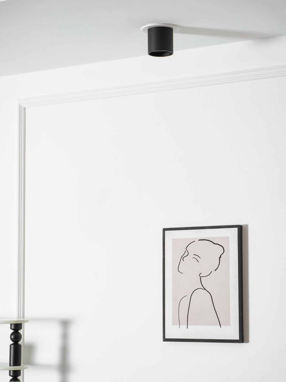 Compact White LED Ceiling Light Fixtures