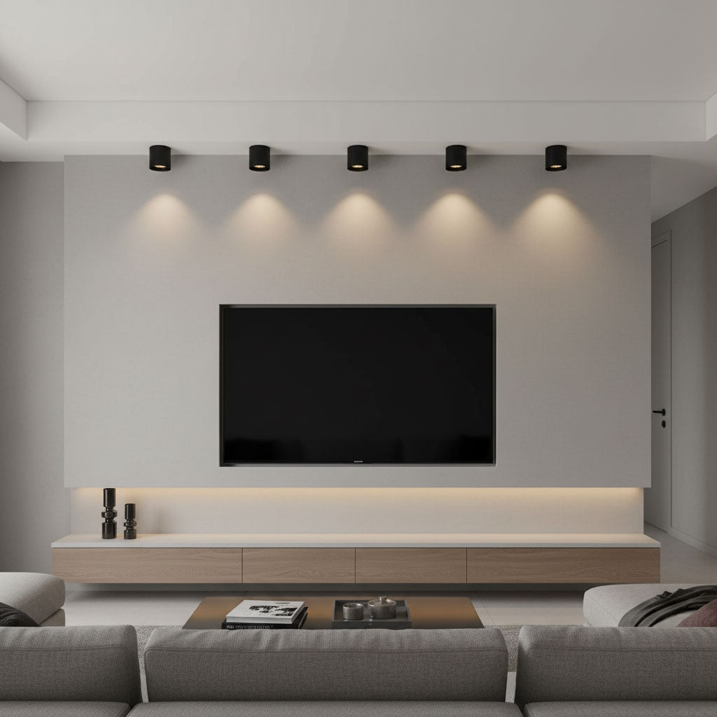 Compact White LED Ceiling Light Fixtures - Cofik