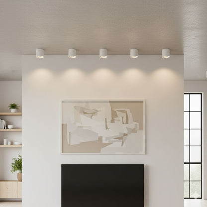 Compact White LED Ceiling Light Fixtures