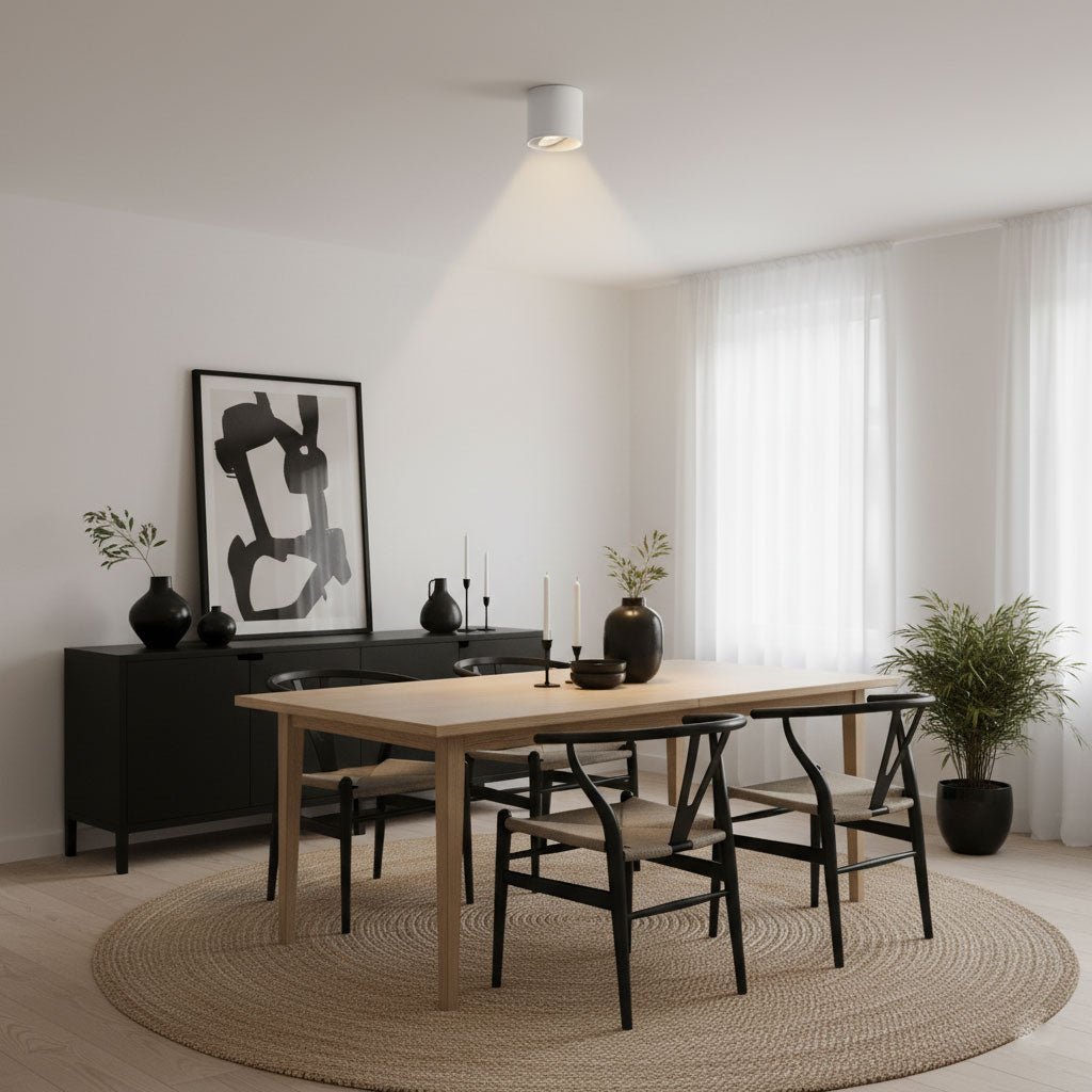 Compact White LED Ceiling Light Fixtures
