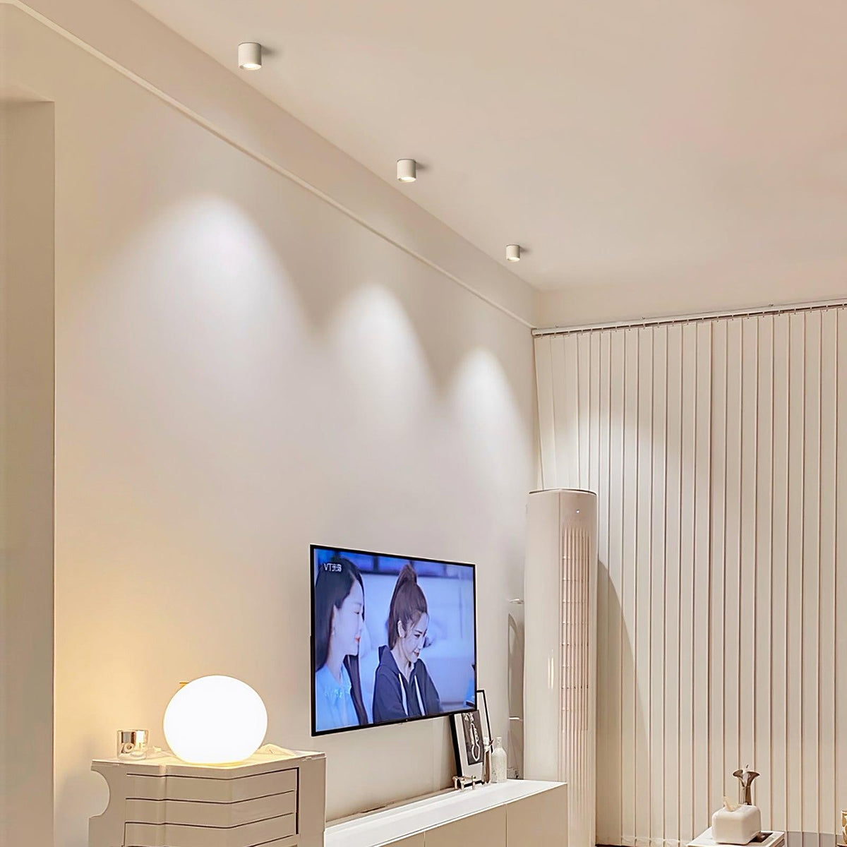 Compact White LED Ceiling Light Fixtures