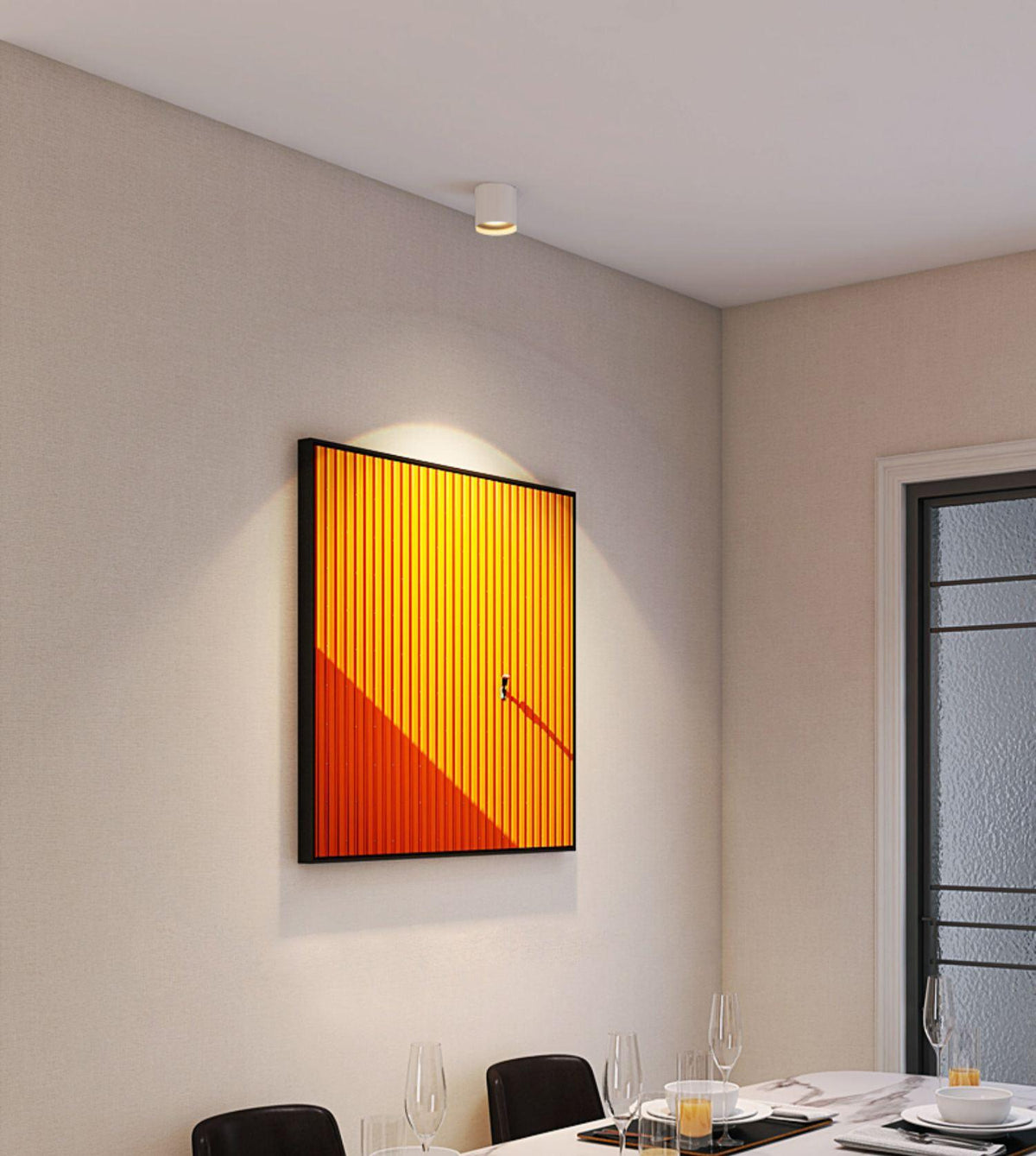 Compact White LED Ceiling Light Fixtures