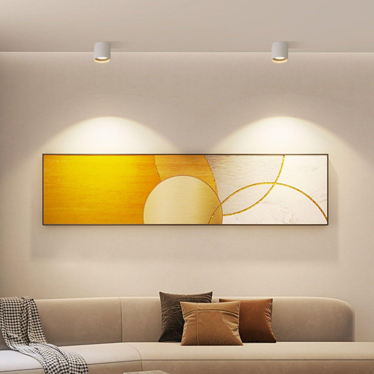Compact White LED Ceiling Light Fixtures