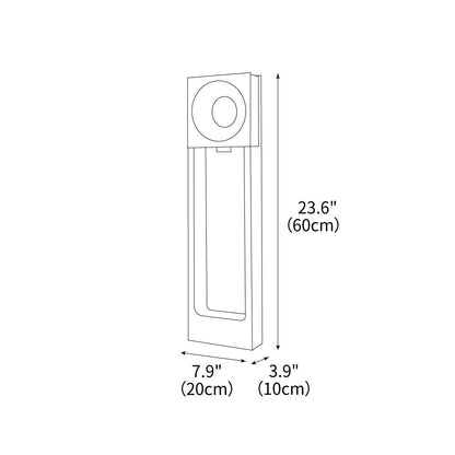 Tall Yard Solar Powered Outdoor Lamp