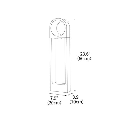 Tall Yard Solar Powered Outdoor Lamp