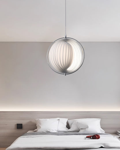 Silver Globe Hanging Lamp