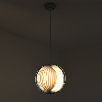 Silver Globe Hanging Lamp