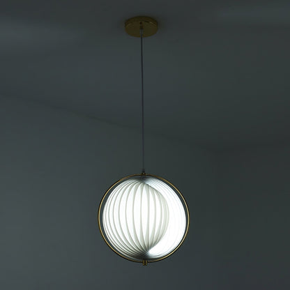 Silver Globe Hanging Lamp