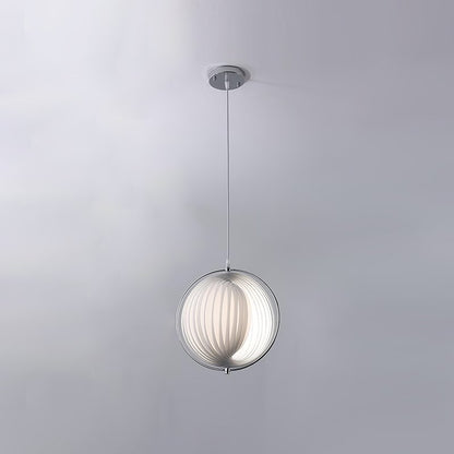 Silver Globe Hanging Lamp