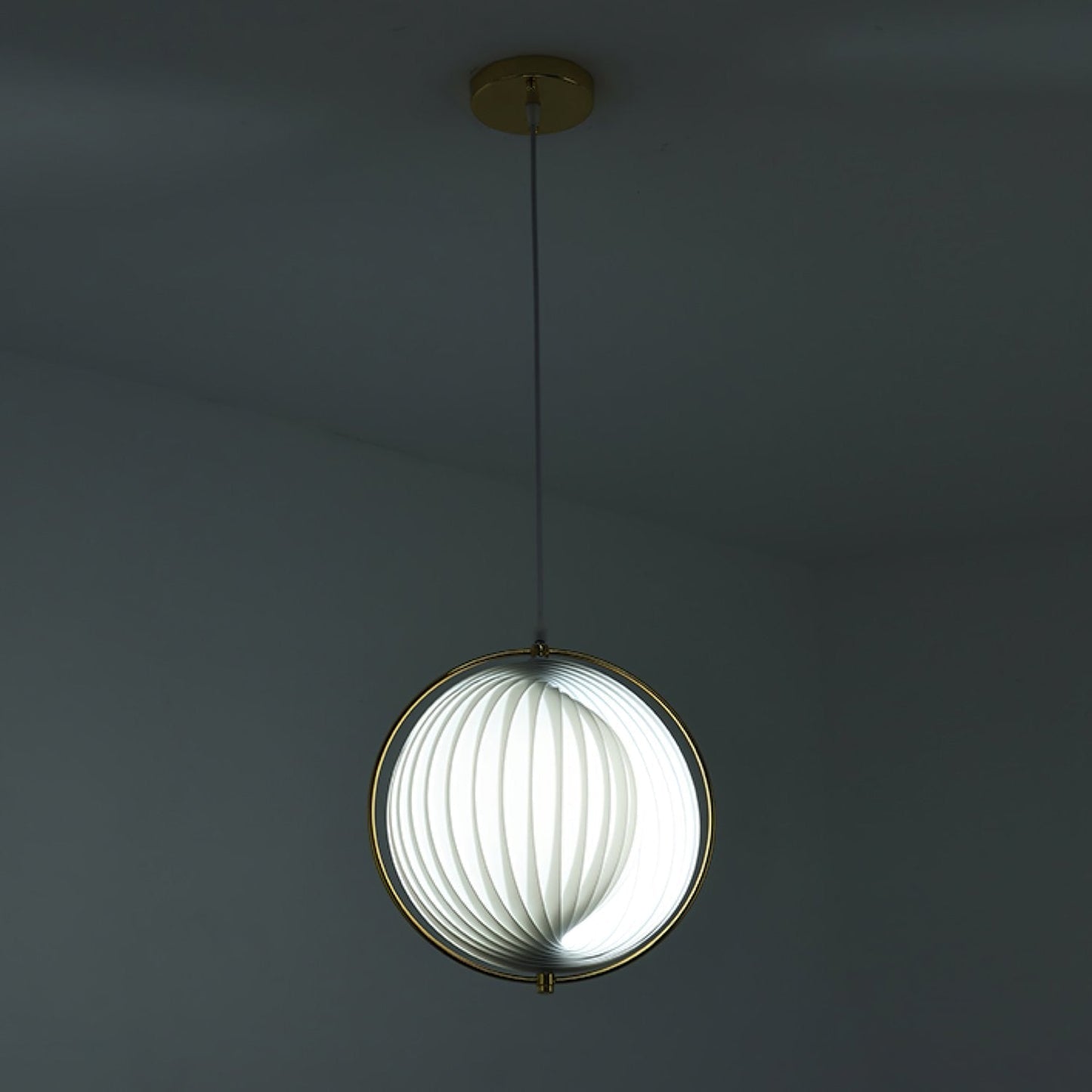 Stylish Moon Glass Desk Lamp