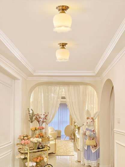 Classic Brass Pendant Light Fixture