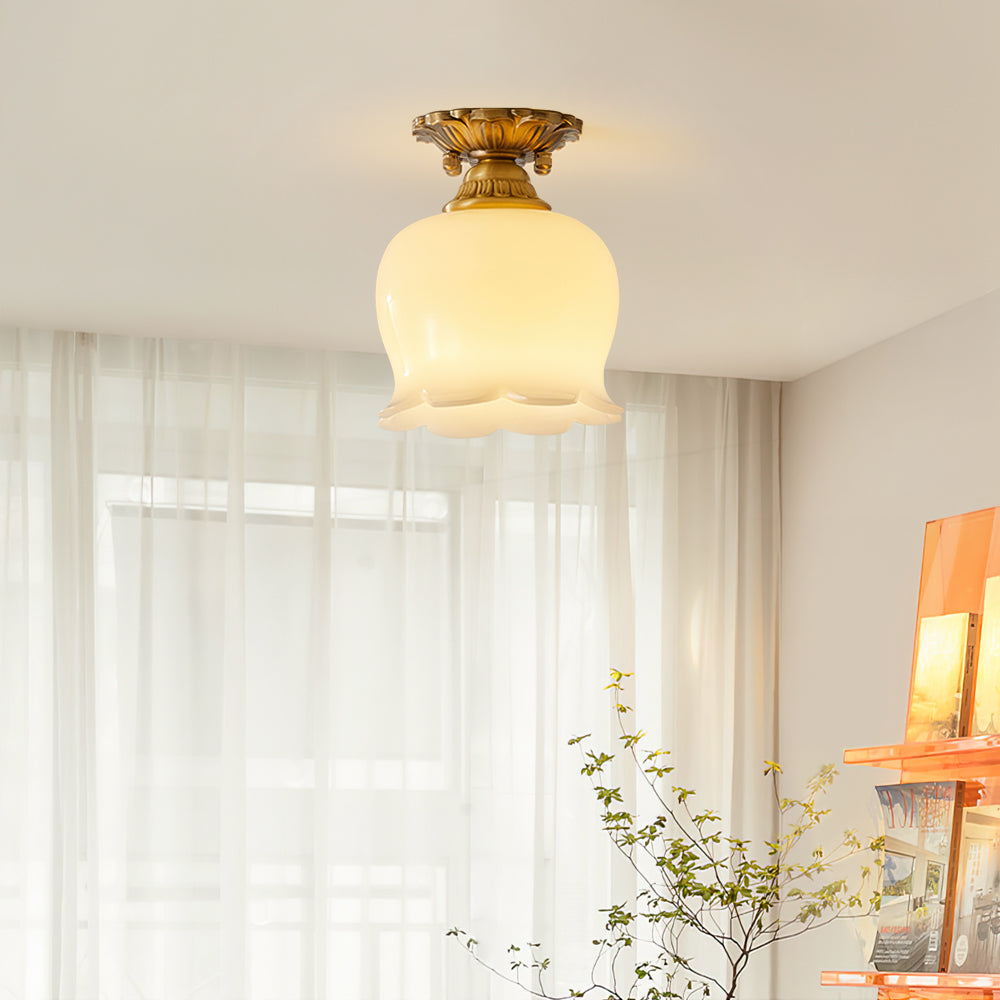 Classic Brass Pendant Light Fixture