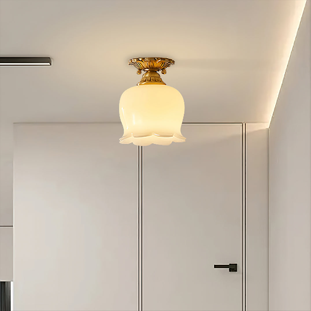 Classic Brass Pendant Light Fixture