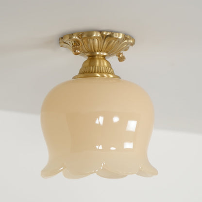 Classic Brass Pendant Light Fixture