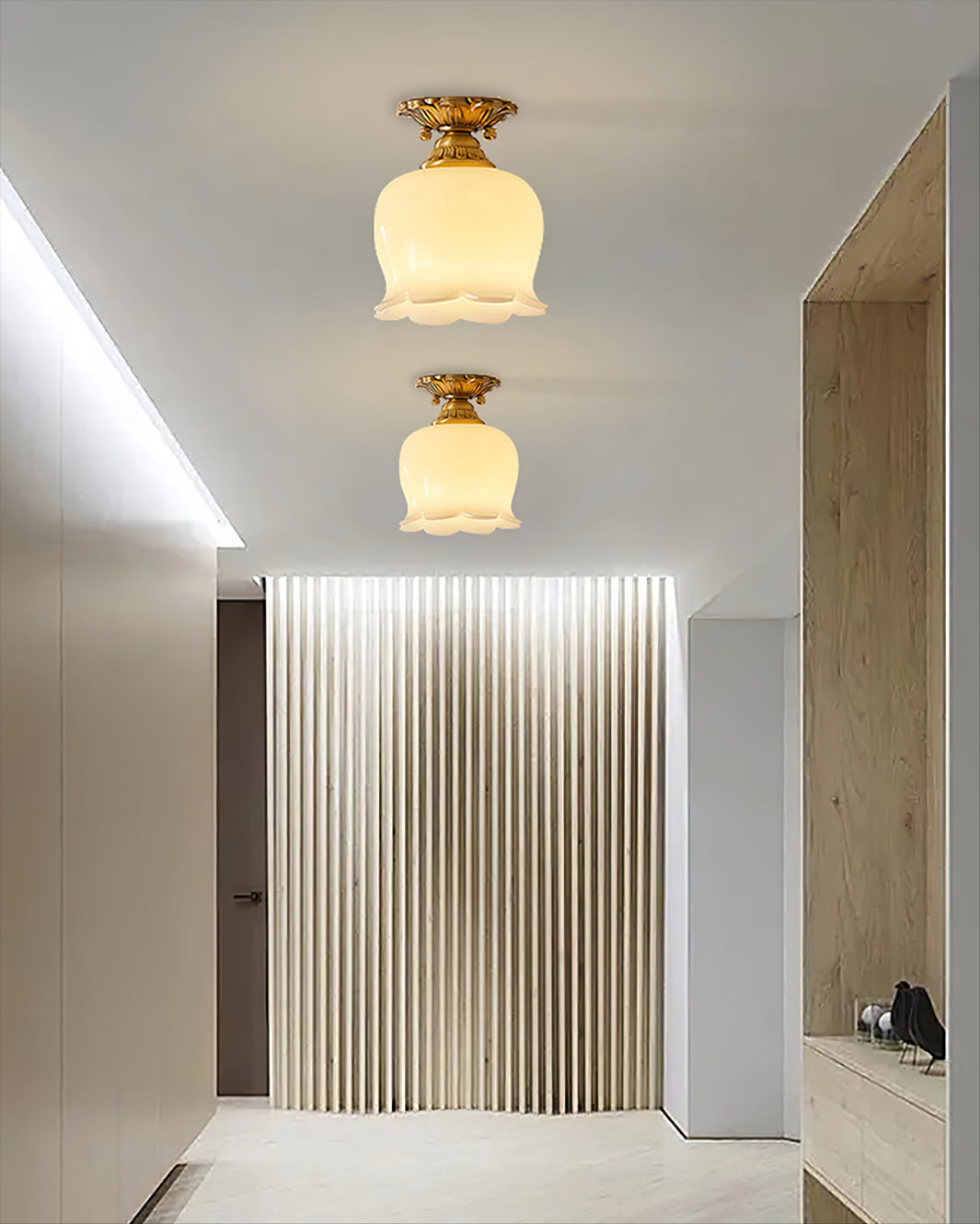 Classic Brass Pendant Light Fixture