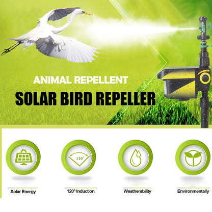 Solar Powered Motion Sensor Animal Repellent Sprinkler
