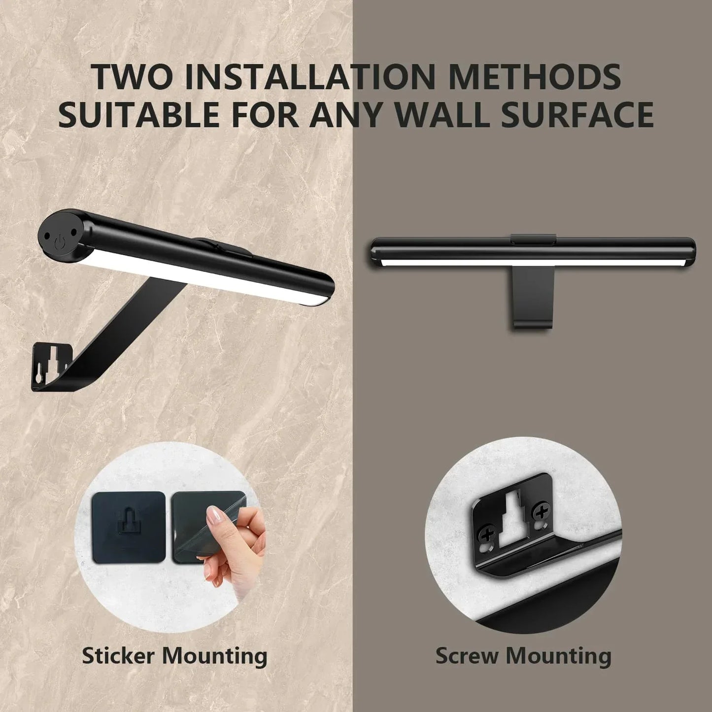 Wireless Battery Powered LED Wall Lamp