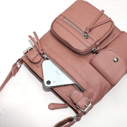 Practical Spacious Faux Leather Tote Bag