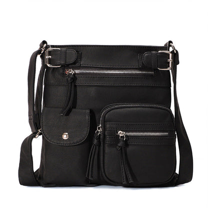 Practical Spacious Faux Leather Tote Bag