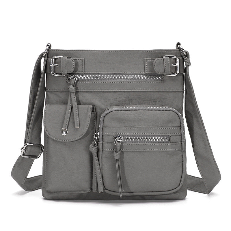 Practical Spacious Faux Leather Tote Bag
