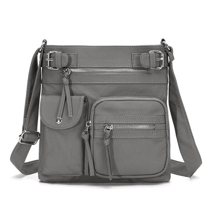 Practical Spacious Faux Leather Tote Bag