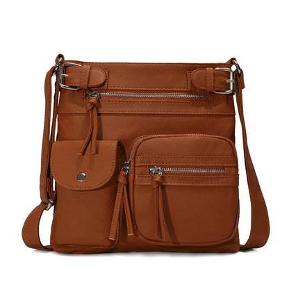 Practical Spacious Faux Leather Tote Bag