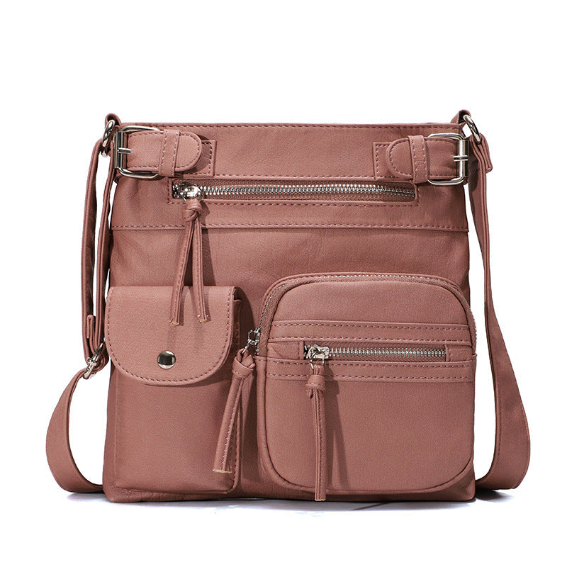 Practical Spacious Faux Leather Tote Bag