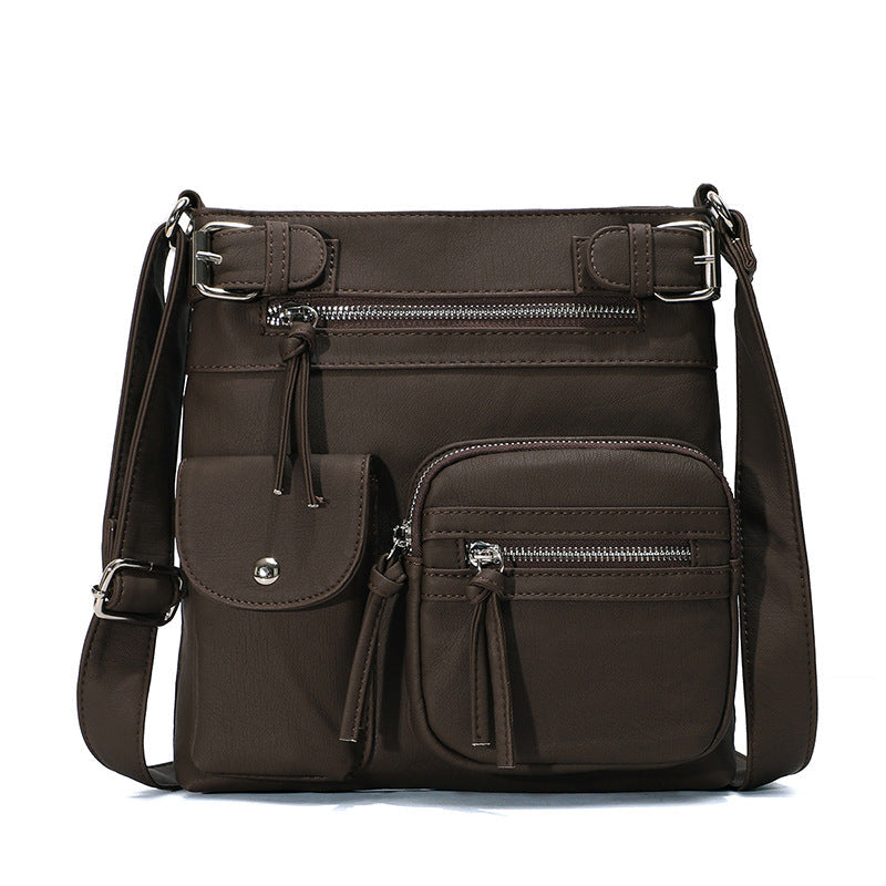 Practical Spacious Faux Leather Tote Bag