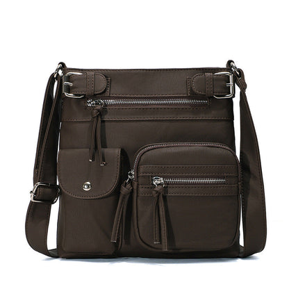 Practical Spacious Faux Leather Tote Bag