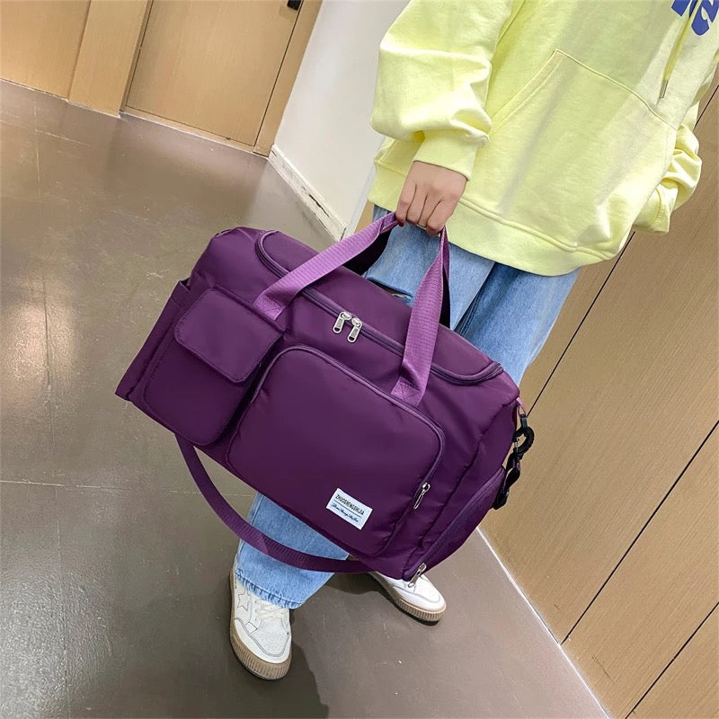 Waterproof Sports Duffel Bag with Multiple Pockets