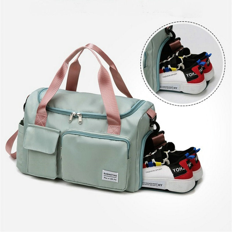 Waterproof Sports Duffel Bag with Multiple Pockets