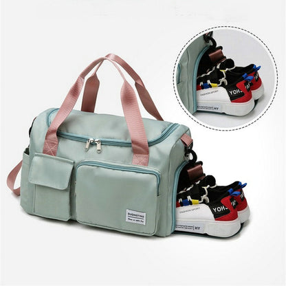 Waterproof Sports Duffel Bag with Multiple Pockets