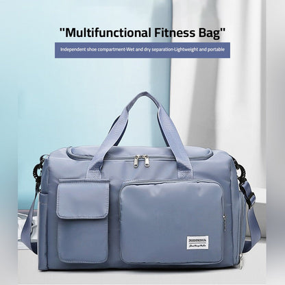 Waterproof Sports Duffel Bag with Multiple Pockets