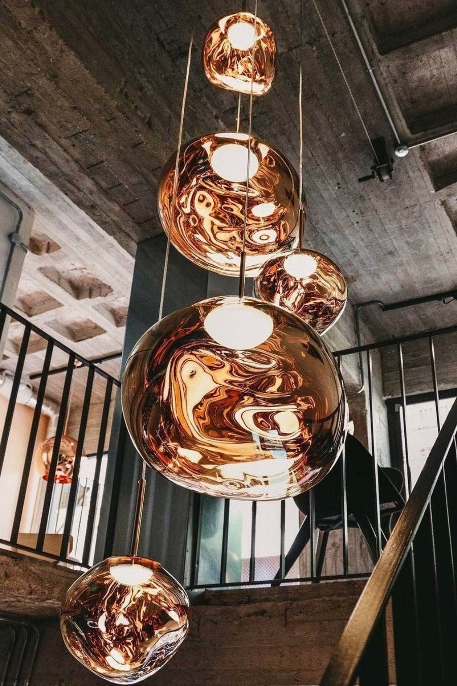 Luxury Copper Gold Pendant Light Fixture