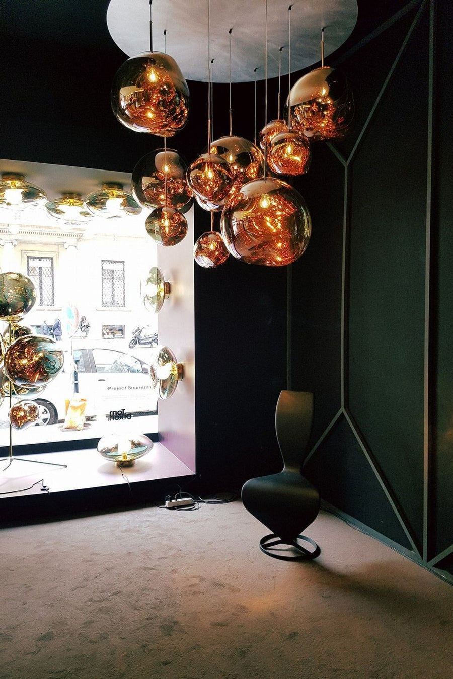 Luxury Copper Gold Pendant Light Fixture
