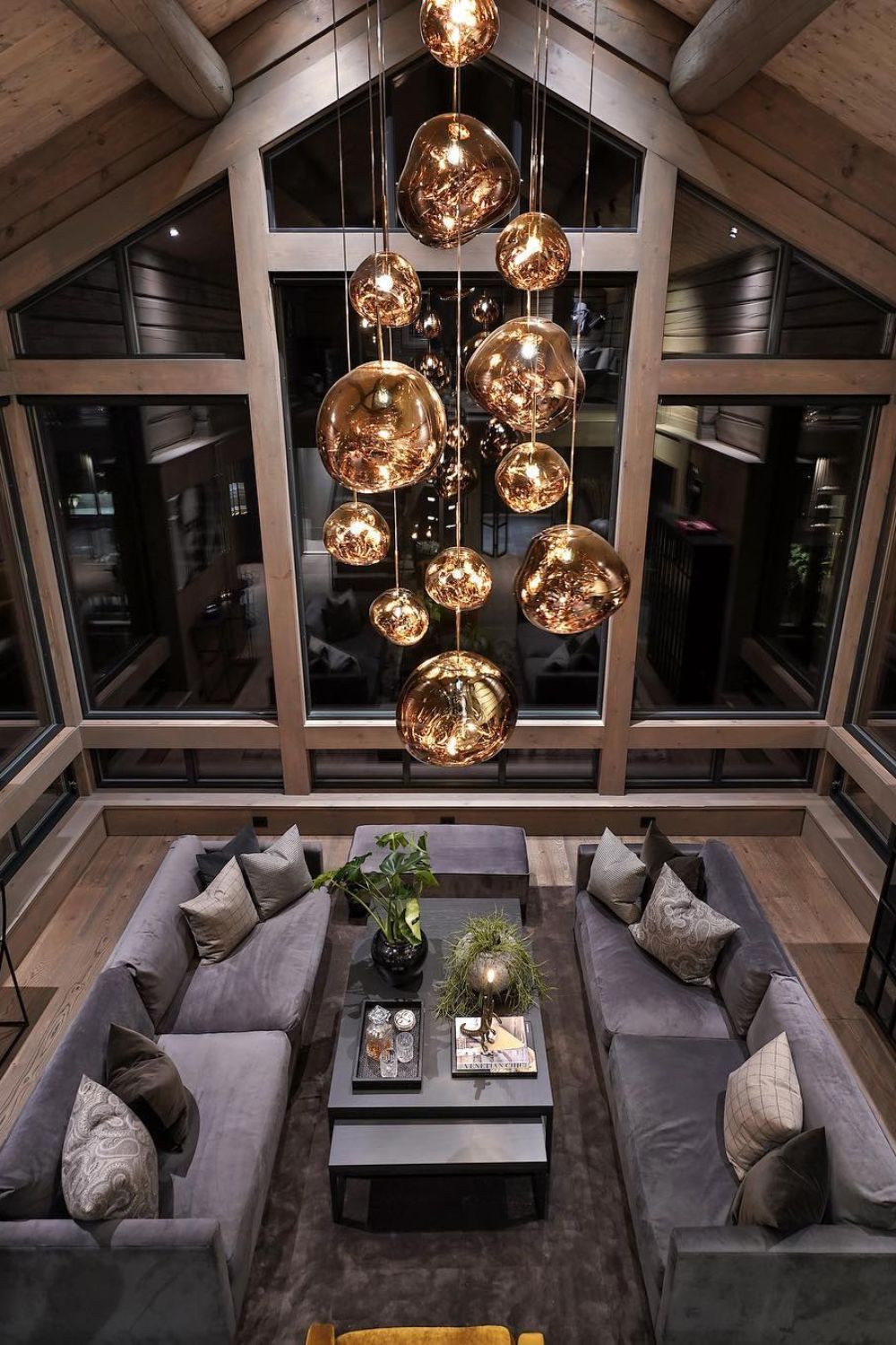 Luxury Copper Gold Pendant Light Fixture