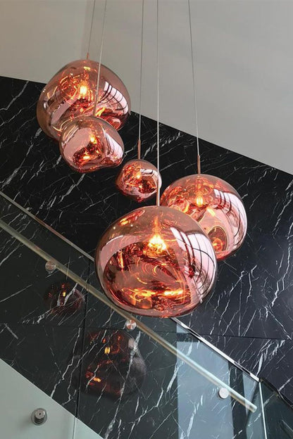 Luxury Copper Gold Pendant Light Fixture