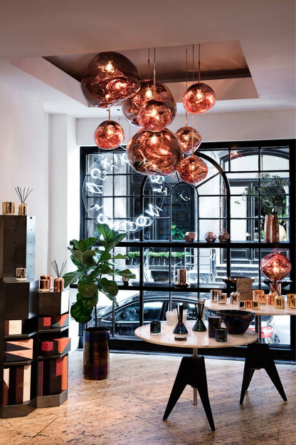 Luxury Copper Gold Pendant Light Fixture