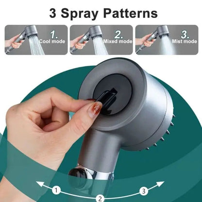 Powerful 3 Mode Shower Head Set