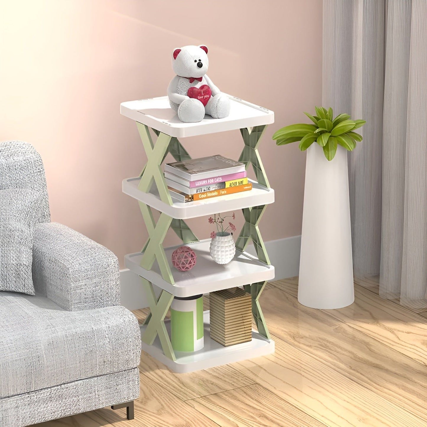 Compact Foldable Shoe Storage Rack