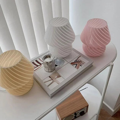 Beautiful Italian Glass Desk Lamp