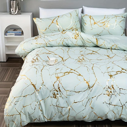 Premium Plush Duvet Cover Set with Classic Style