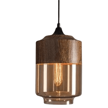 Simple Wood Pendant Light for Home Decor